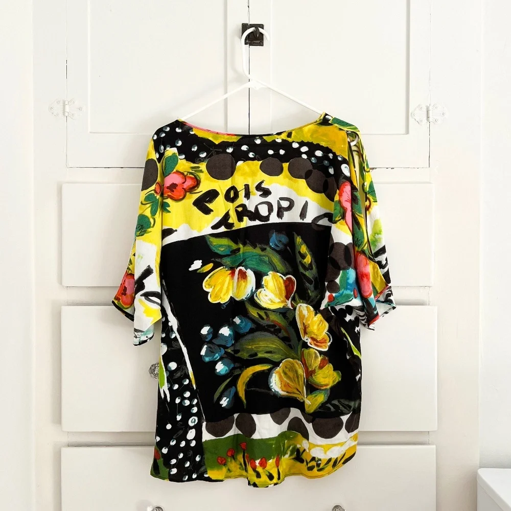 Jams World Tropical Tunic Top Hawaii Parrot Cove Small - Picture 4 of 7